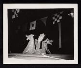 USS Saratoga birthday party, 3 women dancing 